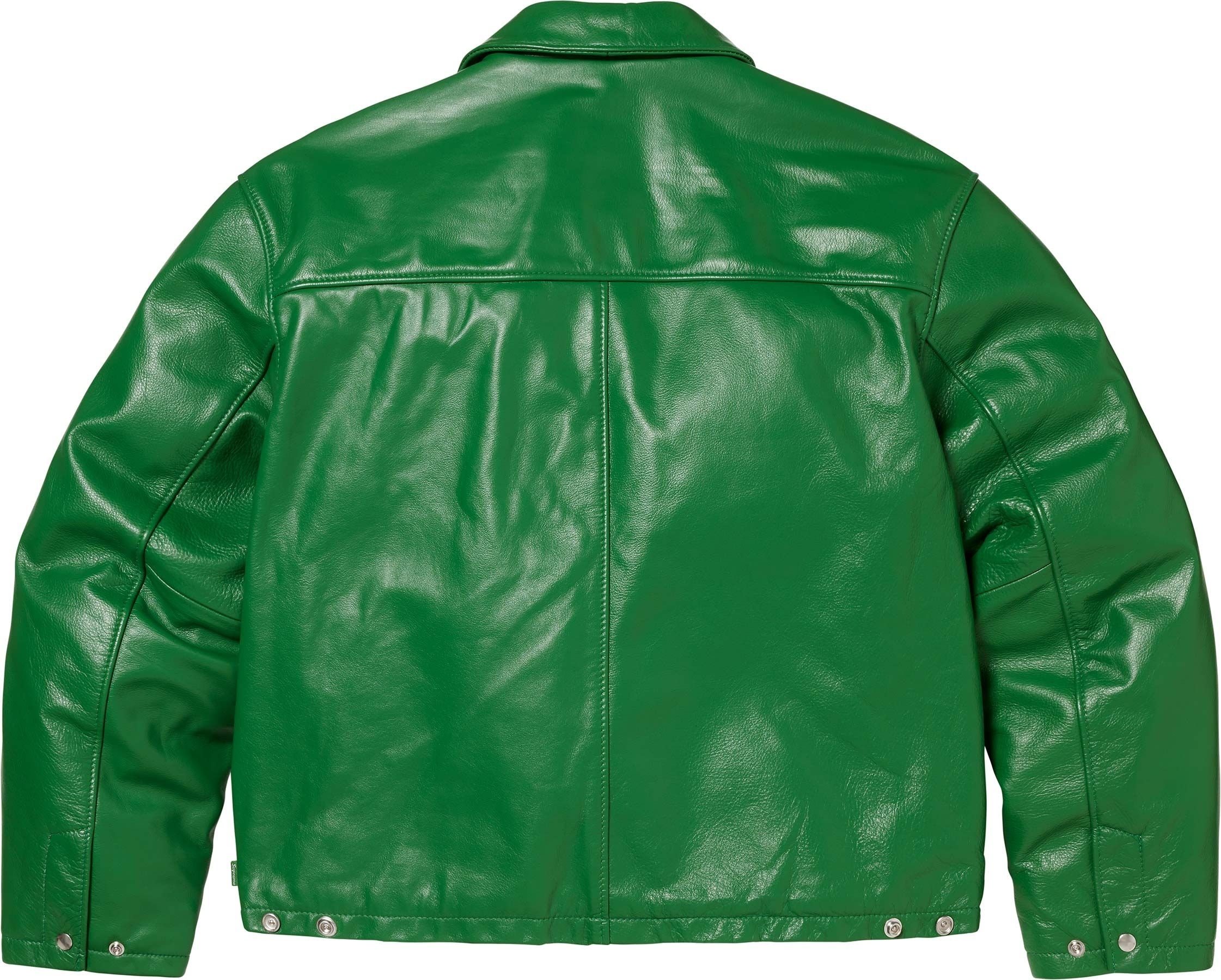 Supreme®/Schott® Leather Racer Jacket view 10